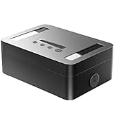 STARSIKI Metal Timed Lock Box, Phone Lock Box with Timer, Self-Control Container with USB C Charg...