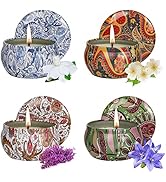 Scented Candles Gift Set,4 Pack Aromatherapy Candle,Soy Candles for Home Scented, Candle Sets wit...