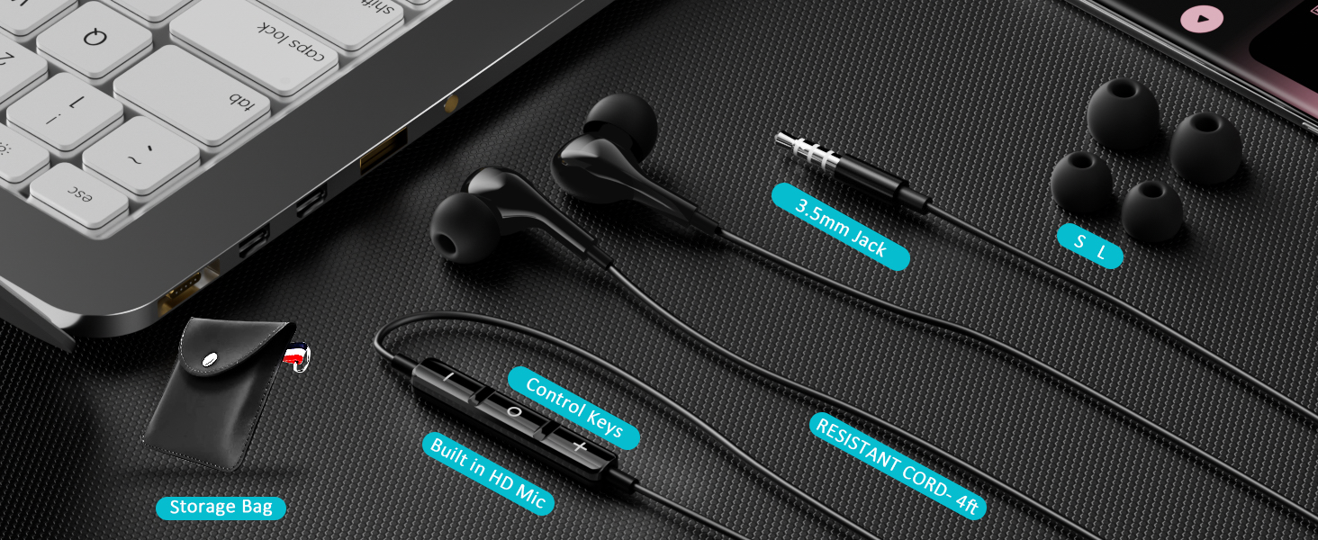 3.5mm jack headphones