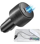 For Starlink Mini Car Adapter 12V-24V to 30V DC Step Up Converter 2 in 1 Car Lighter Adapter 60W ...
