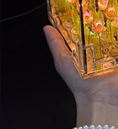 BOLTGY Tulip Night Lamp, Bedroom LED Decorative Night Light, Handmade DIY Tulip Flower Table Lamp...