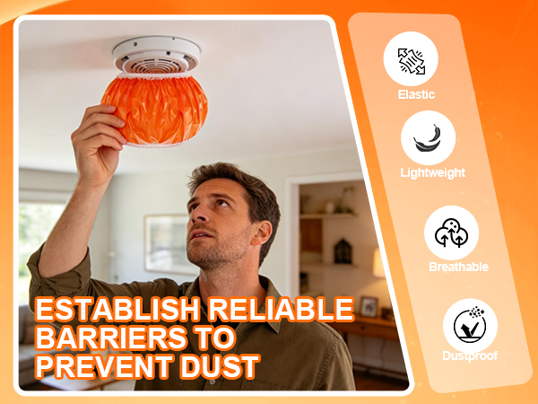 eggigi 60Pcs Smoke Detector Dust Cover-2
