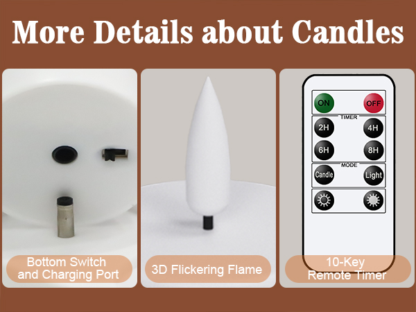 rechargeable tea lights