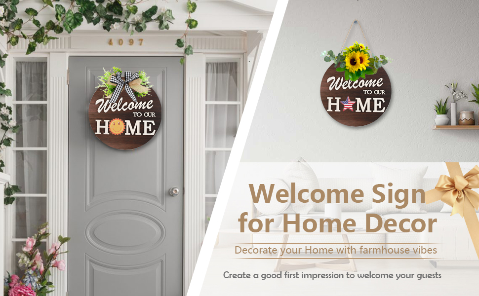welcome sgin for home decor