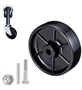 KHGUZ Trailer Jack Caster Wheel, 6 Inch Trailer Tongue Jack Wheel with 1200LB Load Capacity, Util...