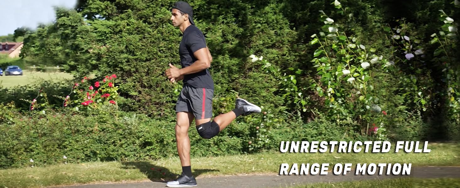 UNRESTRICTED FULL RANGE OF MOTION NON SLIP FIT