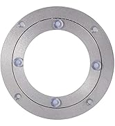 Swivel Turntable Heavy Duty Aluminium Alloy Rotating Bearing Turntable Round Dining Table Smooth ...