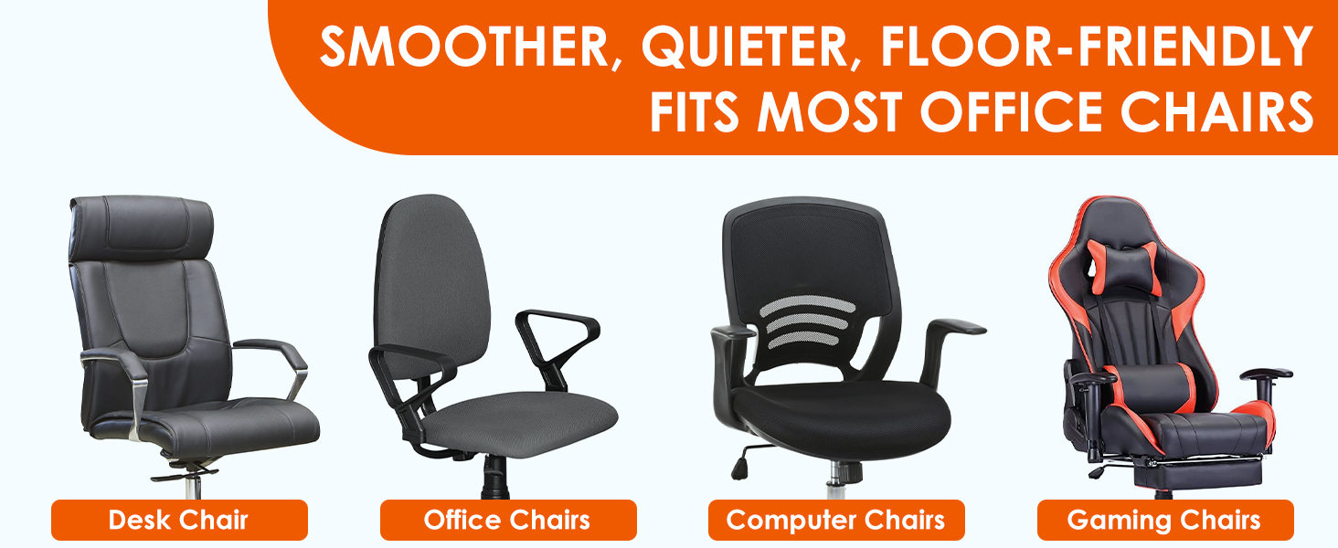 office chair rollerblade wheels