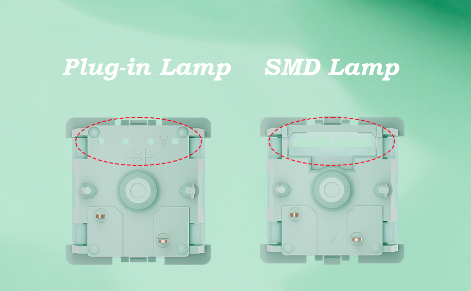 Gateron Jade Series Jade Yellow Pro V3 Linear Keyboard Switch