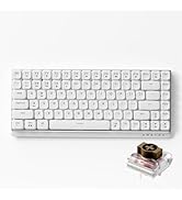 SEUNKWANG EWEADN MK84 75% Wireless Low Profile Mechanical Keyboard Tri-Mode Connect with White Ba...