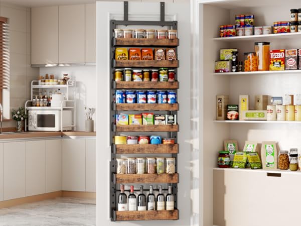 pantry door rack