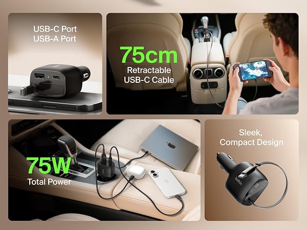 Retractable Car Charger