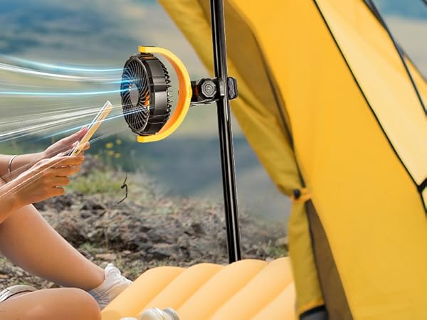 portable car fan can be also used for desk bed stroller baby crib golf cart camping tent