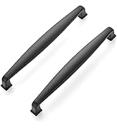 Ravinte 10 Pack Solid 6-1/4 Inch Kitchen Cabinet Handles Matte Black Cabinet Pulls Black Drawer P...