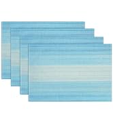 Niviy Placemats, Placemats Set of 4, 12x18 Inch Washable Place Mats Easy to Clean Heat Resistant ...