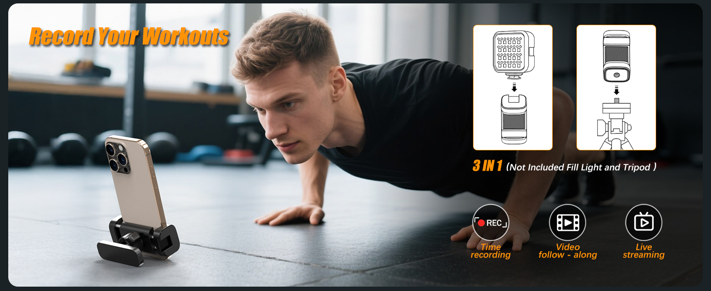 Gym Magnetic Phone Holder