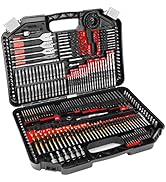 COMOWARE Drill Bit Set, 246 Pcs Drill Bits for Cordless Drill, Drill Driver Bit Set for Wood, Met...