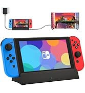 KEKUCULL Upgrade TV Docking Station for Switch,Docking Station with 4K 1080P HDMI and USB 3.0 Por...