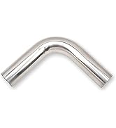FGJQEFG 2 Inch 90 Degree DIY Custom Mandrel Exhaust Pipe Tube Pipe, T304 Stainless Steel, Univers...