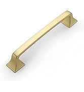 Amerdeco 10 Pack Gold Cabinet Pulls 5 Inch(128mm) Hole Center Cabinet Hardware Kitchen Cabinet Ha...
