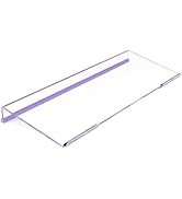 Rulyyo Ergonomic Computer Keyboard Stand - 17 Inch Clear Acrylic Keyboard Riser for Desk Tilted K...