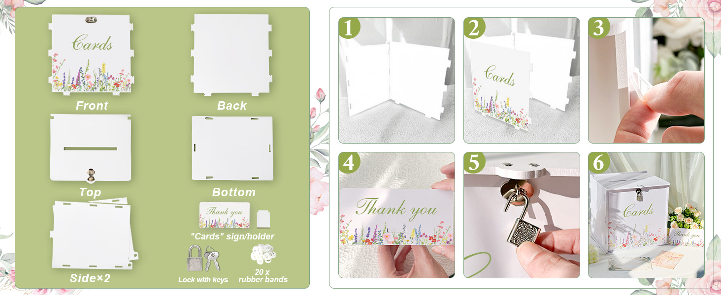 wedding card box