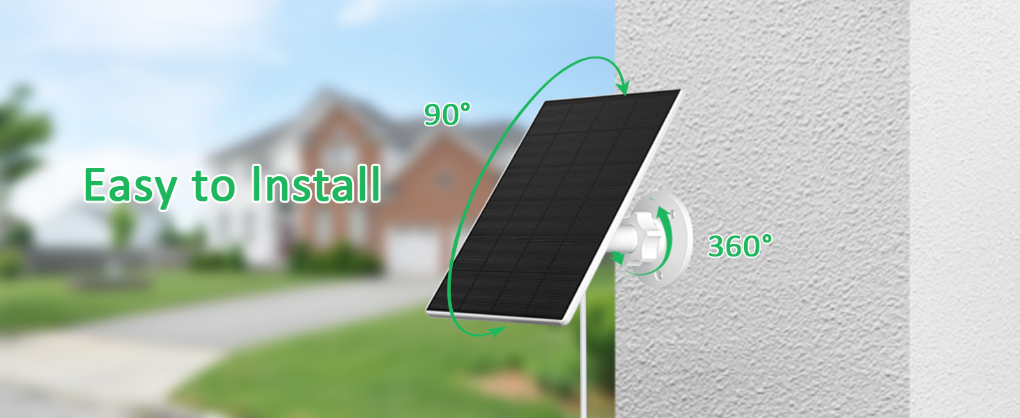 Solar Panel for Security Camera