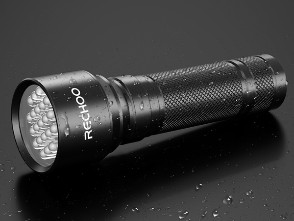 uv rechargeable flashlight