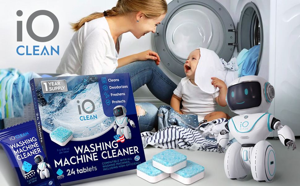 io clean washing machine cleaning tablets easy to use