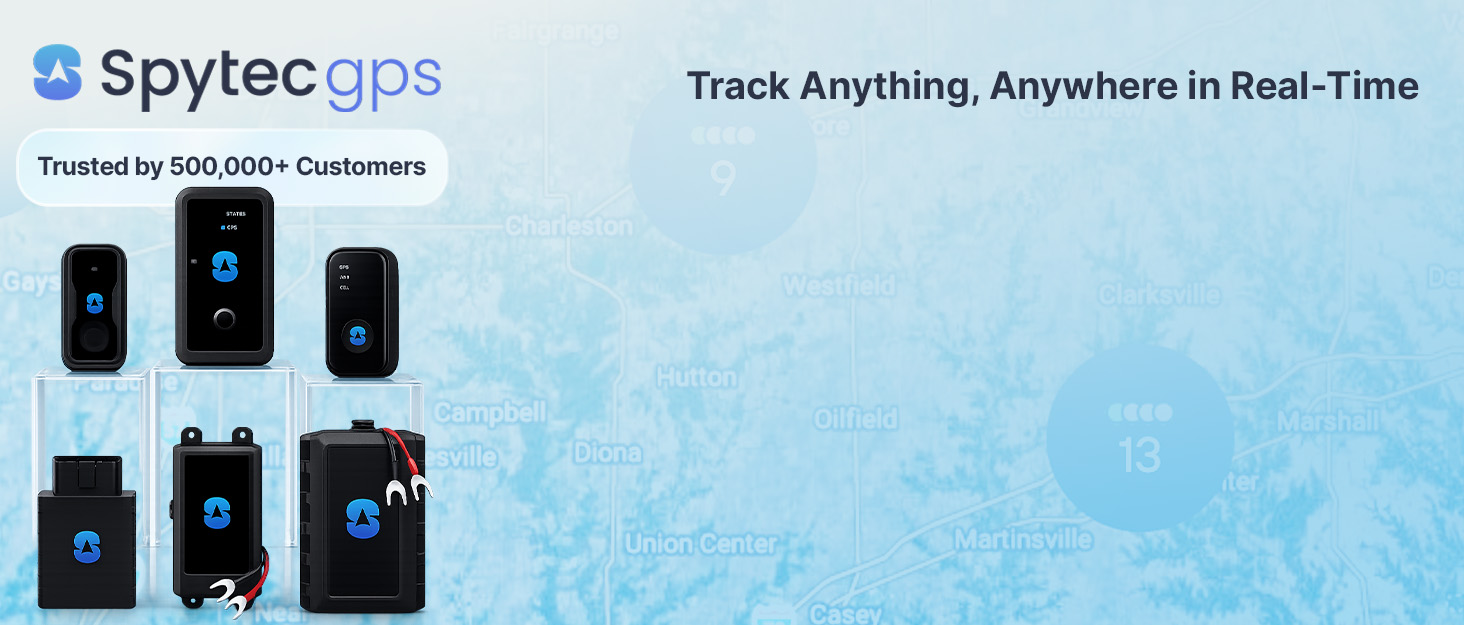 GPS tracking showing 500,000+ happy customers