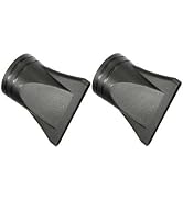2Pcs Black Hot Professional Salon Hairdressing Tool Hair Dryer Nozzle Wide Design Useful Convenie...