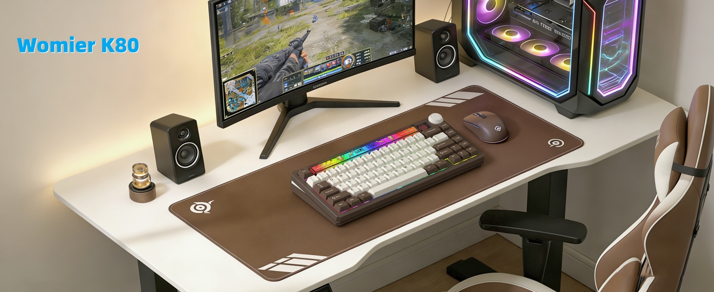 75% Mechanical Keyboard with Screen and Knob
