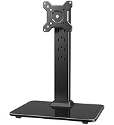 HUANUO Monitor Stand, Freestanding VESA Mount for 13 to 34 Inch Screens, Holds up to 44lbs, 5 Hei...