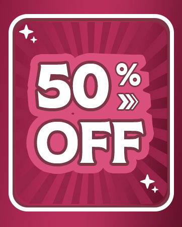 50% OFF