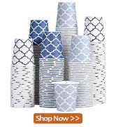 [300 Pack] 5 oz Mini Paper Cups, Small Mouthwash Cups 5 OZ, Disposable Bathroom Cups, Paper Coffe...