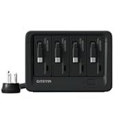Gitryin 4 65W Type-C Retractable Wall Chargers and 1 Power Strip, 12-in-1 Desktop Charging Station