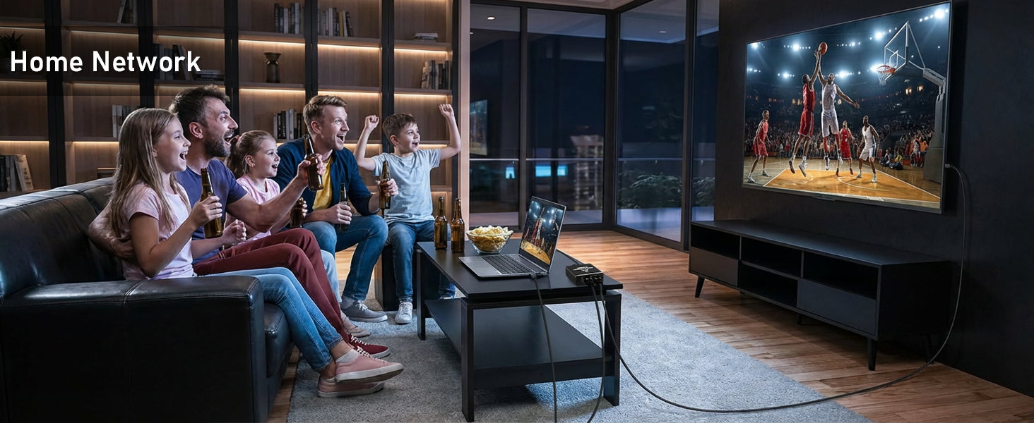 ethernet cable splitter 1 in 2 out