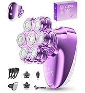 5-in-1 Electric Razors for Women, 7D Magnetic Heads Full Body Shaver, Waterproof Wet Dry Hair Rem...
