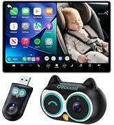 OTTOCAST Baby Car Camera with Wireless CarPlay Adapter | Uses your car’s built-in screen, no extr...