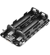 diymore 1865O Battery Holder Double Li-ion V8 Battery Shield Micro USB 5V/3A 3V/1A Power Bank Bat...
