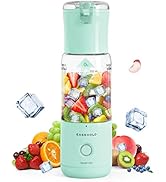 EASEHOLD Portable Personal Blender for Smoothies Shakes, Fresh Juice Mini Fast Blender on the go ...