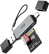 uni SD Card Reader, High-Speed USB C to Micro SD Card Adapter USB 3.0 Dual Slots, Memory Card Rea...