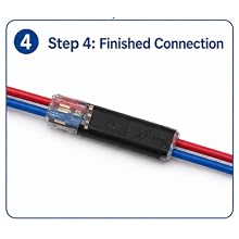 finished quick disconnect connection