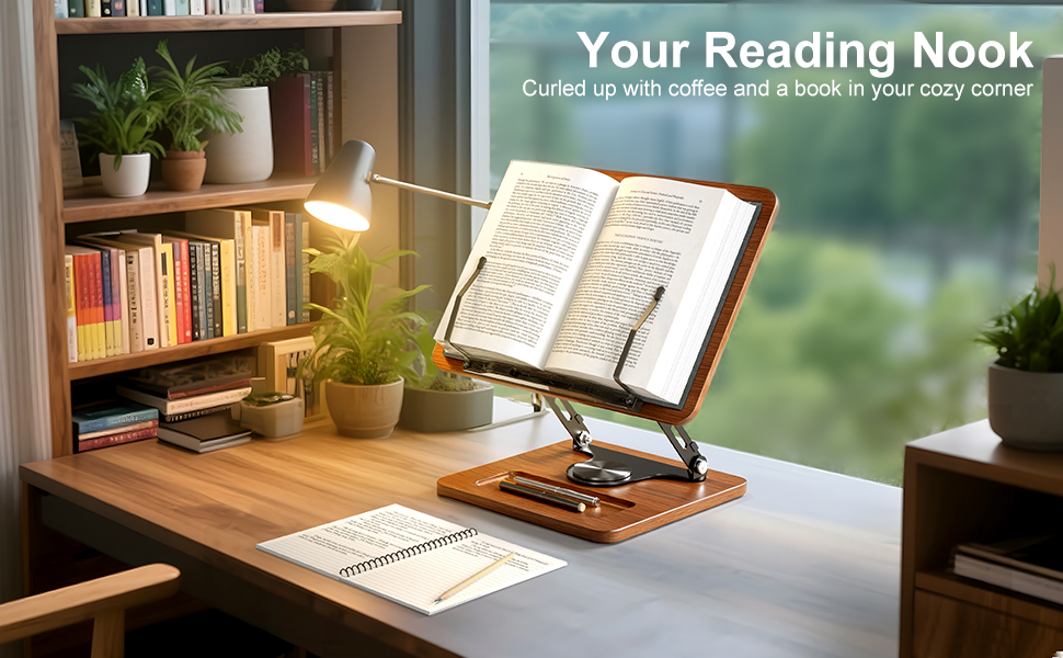 Reading Nook: book stand for reading