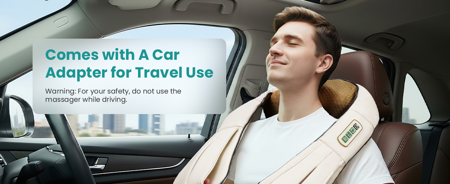 nekteck neck back massager for pain relief deep tissue shoulder massage tool