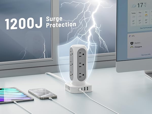 surge protector tower