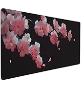 Cherry Blossom Extended Gaming Mouse Pad, Non-Slip Rubber Base, Washable, Oversized Desk Mat, 35....