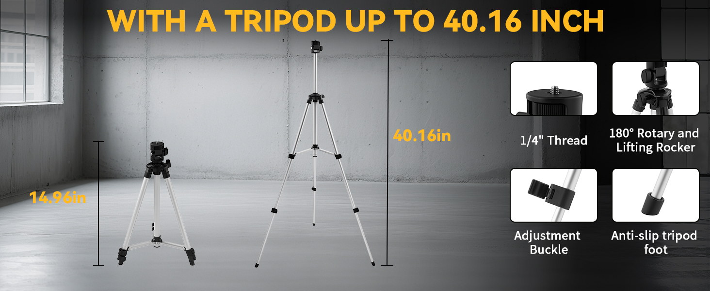 laser level tripod