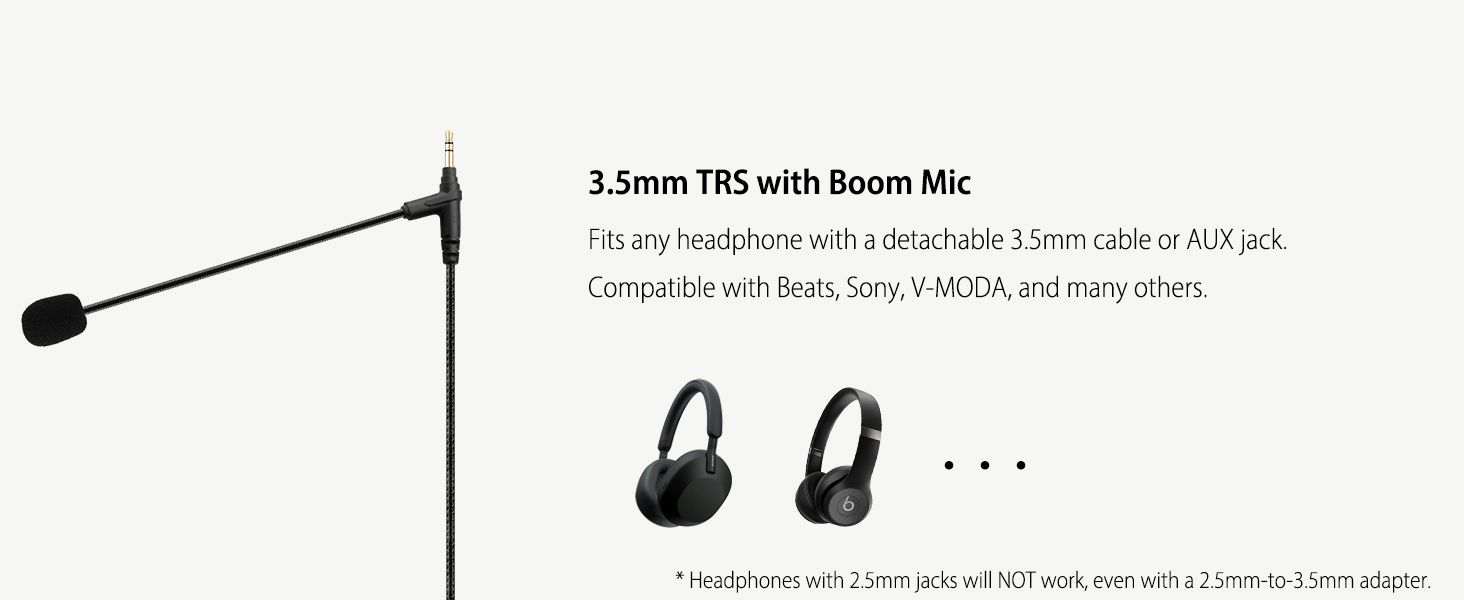 Bendable Boom mic