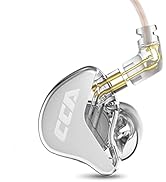 CCA CRA in Ear Monitor Headphones, Ultra-Thin Diaphragm Dynamic Driver IEM Earphones, Clear Sound...